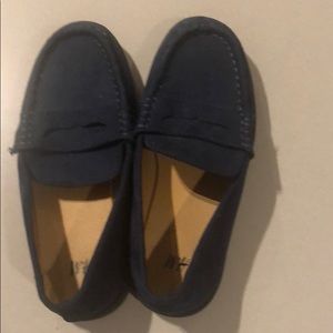 HM boys moccasins size 12 navy blue